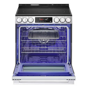 Cuisinière électrique 30 po, 6,3 pi³ Inox avec Air Fry