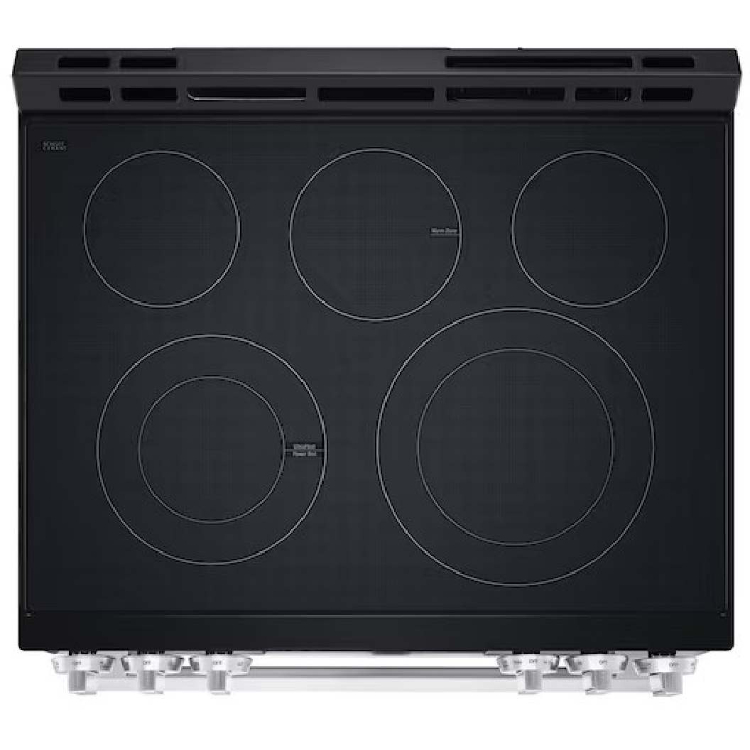 Cuisinière électrique 30 po, 6,3 pi³ Inox avec Air Fry