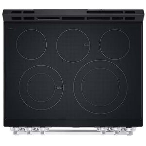 Cuisinière électrique 30 po, 6,3 pi³ Inox avec Air Fry