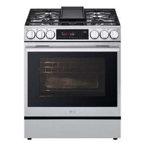 Cuisinière au gaz 30 po, 6,3 pi³ Inox avec Brûleur UltraHeat™, Convection ProBake® et Air Fry