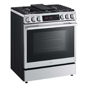Cuisinière au gaz 30 po, 6,3 pi³ Inox avec Brûleur UltraHeat™, Convection ProBake® et Air Fry