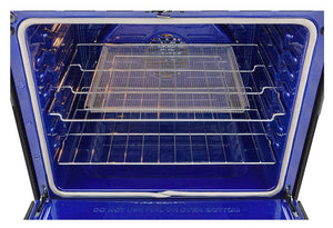 Cuisinière au gaz 30 po, 6,3 pi³ Inox noir avec Convection ProBake® et Air Fry