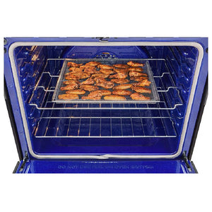 Cuisinière au gaz 30 po, 6,3 pi³ Inox noir avec Convection ProBake® et Air Fry