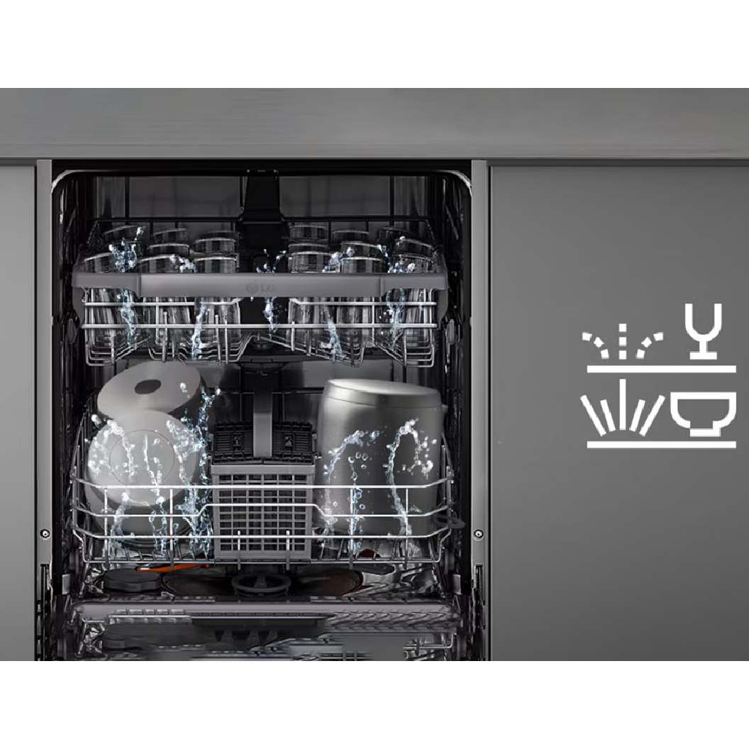 Lave-vaisselle encastrable 24 po, 46 dBA Inox avec Wi-Fi