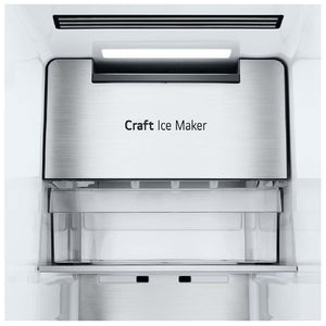 Réfrigérateur côte à côte 36 po, 27 pi³ Inox avec Wi-Fi