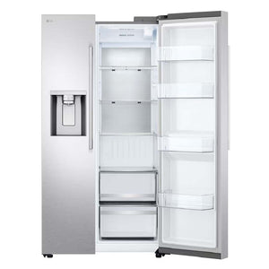 Réfrigérateur côte à côte 36 po, 27 pi³ Inox avec Wi-Fi