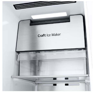 Réfrigérateur côte à côte 36 po, 27 pi³ Inox avec Wi-Fi