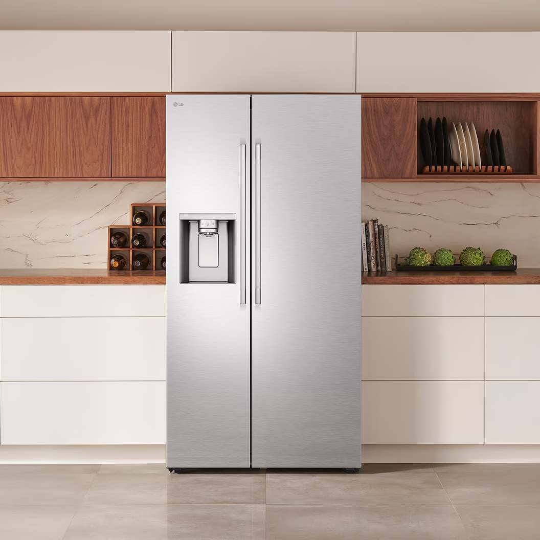 Réfrigérateur côte à côte 36 po, 27 pi³ Inox avec Wi-Fi