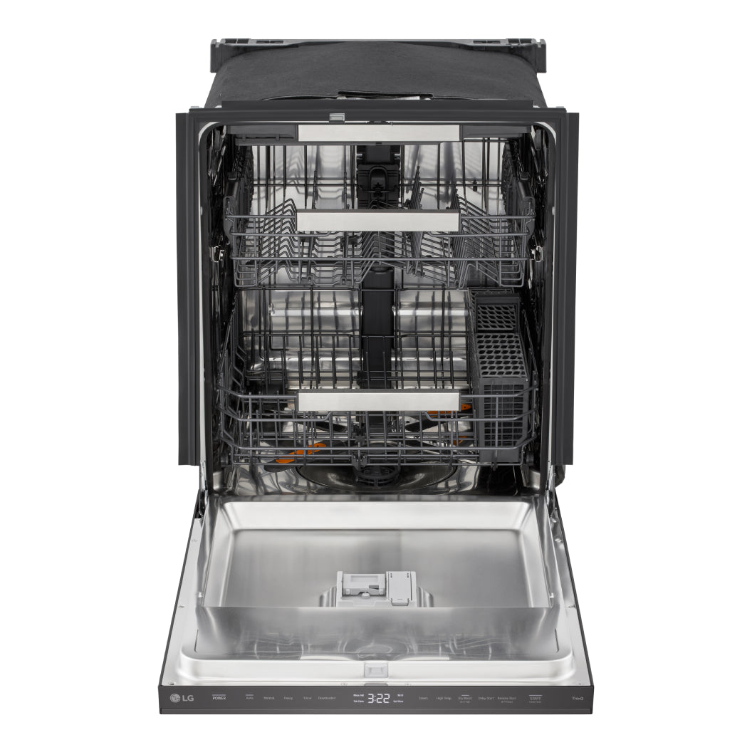 Lave-vaisselle encastrable 24 po, 44 dBA 3 paniers avec Quadwash™ et Wi-Fi