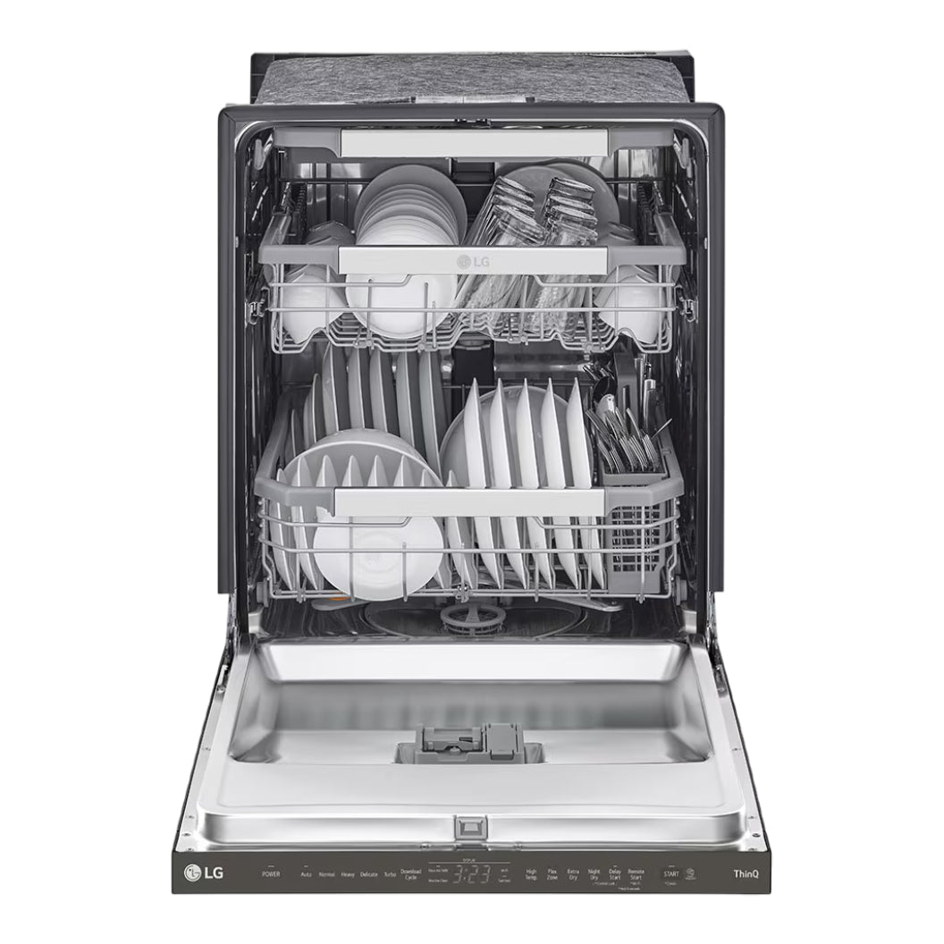 Lave-vaisselle encastrable 24 po 44 dBA Intelligent QuadWash Inox noir