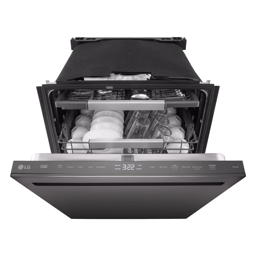 Lave-vaisselle encastrable 24 po, 44 dBA 3 paniers avec Quadwash™ et Wi-Fi