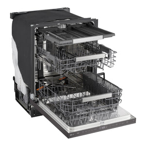 Lave-vaisselle encastrable 24 po, 44 dBA 3 paniers avec Quadwash™ et Wi-Fi