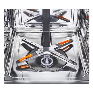 Lave-vaisselle encastrable 24 po 44 dBA Intelligent QuadWash Inox noir