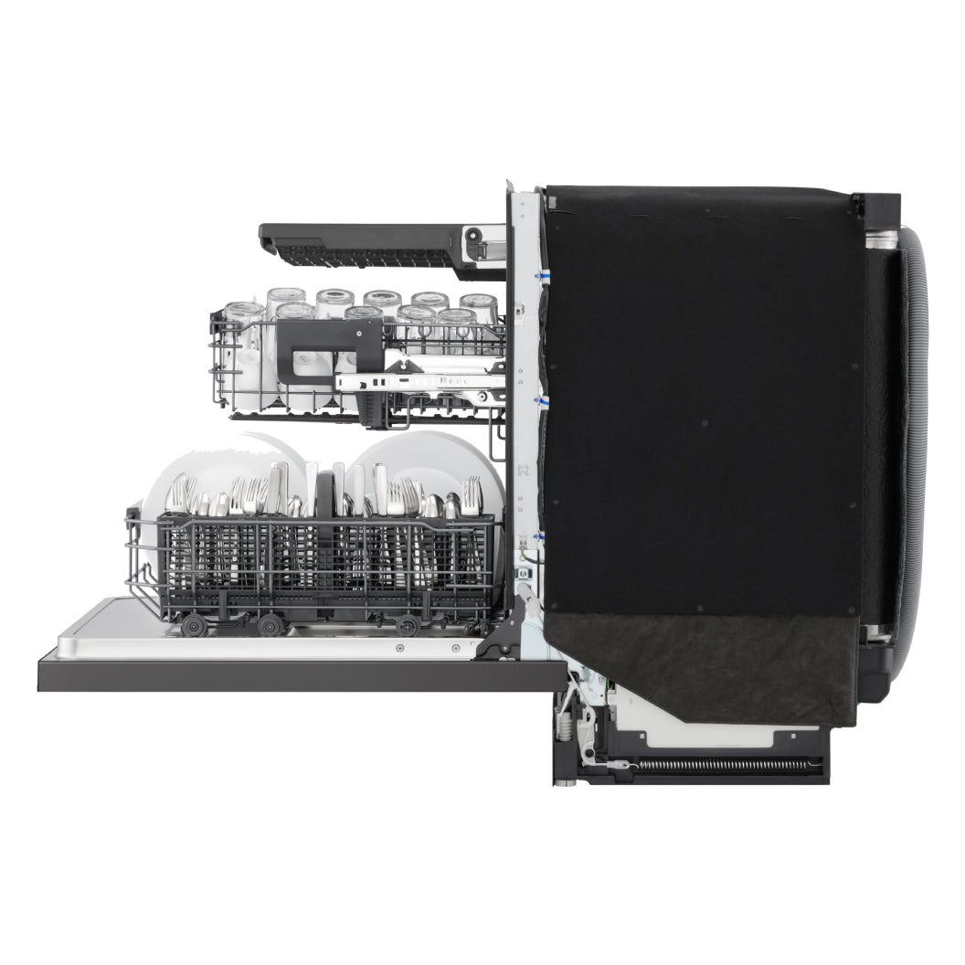 Lave-vaisselle encastrable 24 po, 44 dBA 3 paniers avec Quadwash™ et Wi-Fi
