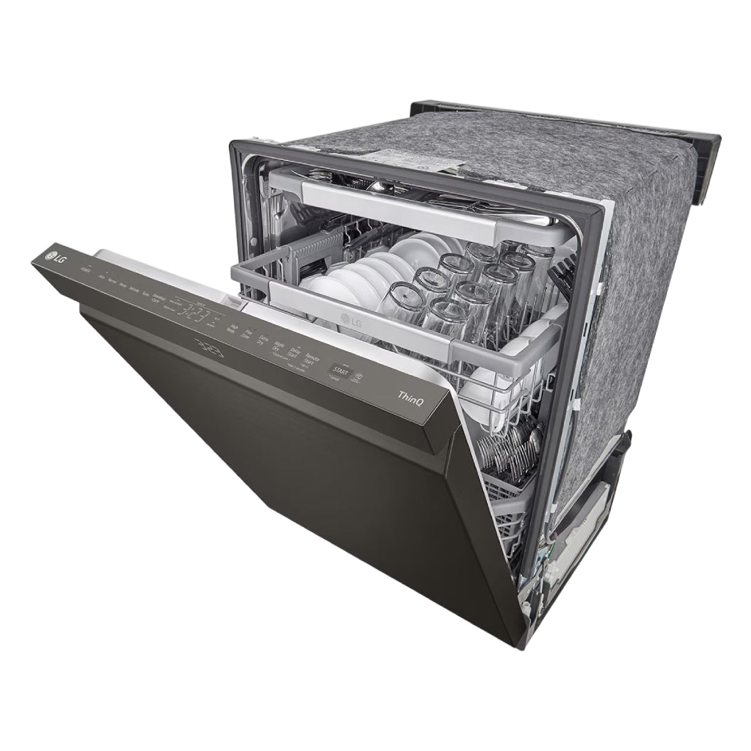 Lave-vaisselle encastrable 24 po 44 dBA Intelligent QuadWash Inox noir
