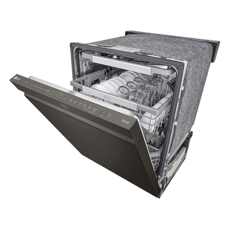 Lave-vaisselle encastrable 24 po 44 dBA Intelligent QuadWash Inox noir