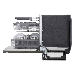 Lave-vaisselle encastrable 24 po 44 dBA Intelligent QuadWash Inox noir