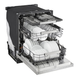 Lave-vaisselle encastrable 24 po, 44 dBA 3 paniers avec Quadwash™ et Wi-Fi