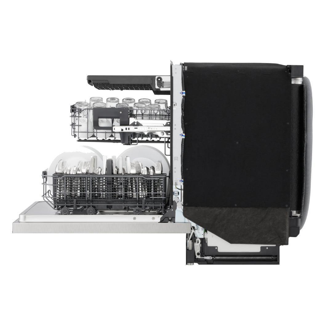Lave-vaisselle encastrable 24 po, 44 dBA 3 paniers avec Quadwash™ et Wi-Fi