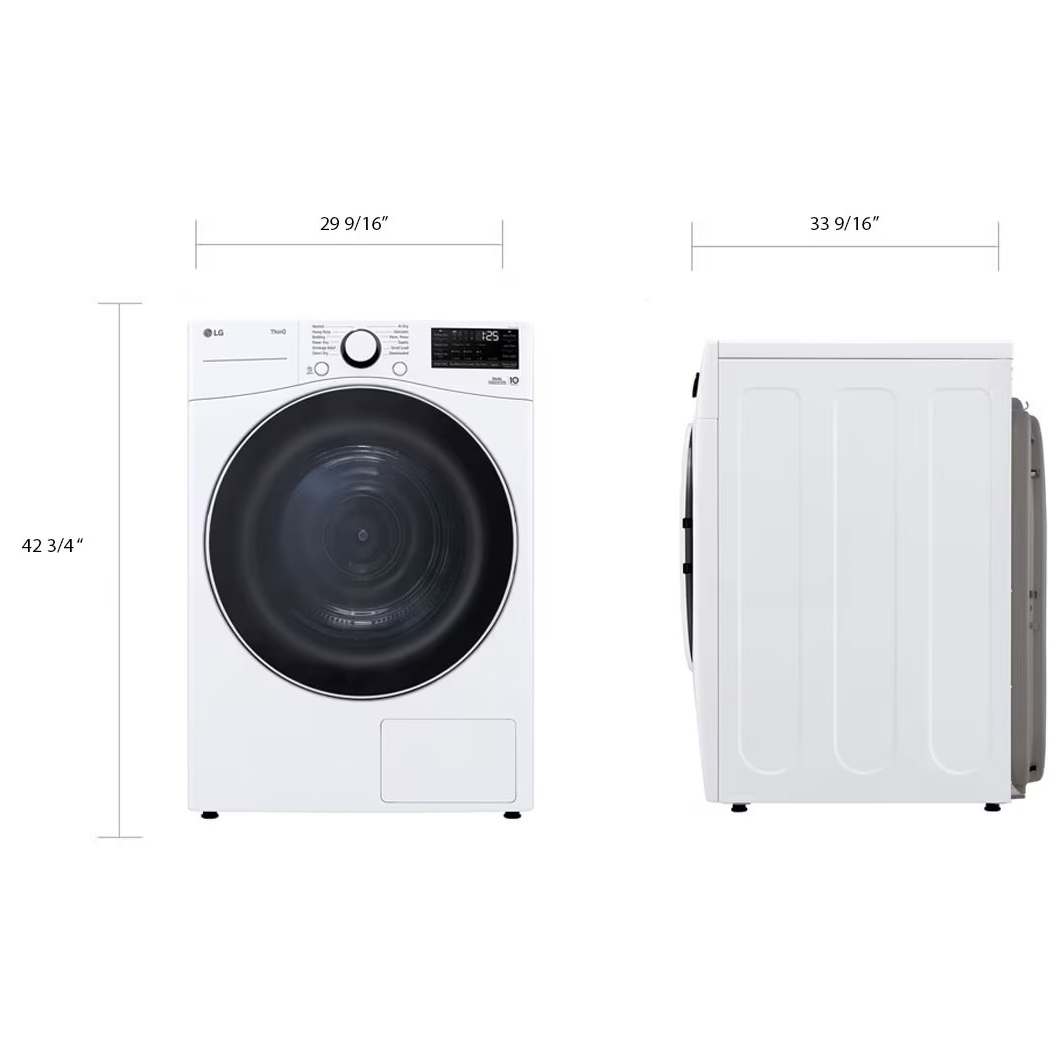 Sécheuse pompe à chaleur 27 po, 7,8 pi³ Blanc avec Wi-Fi