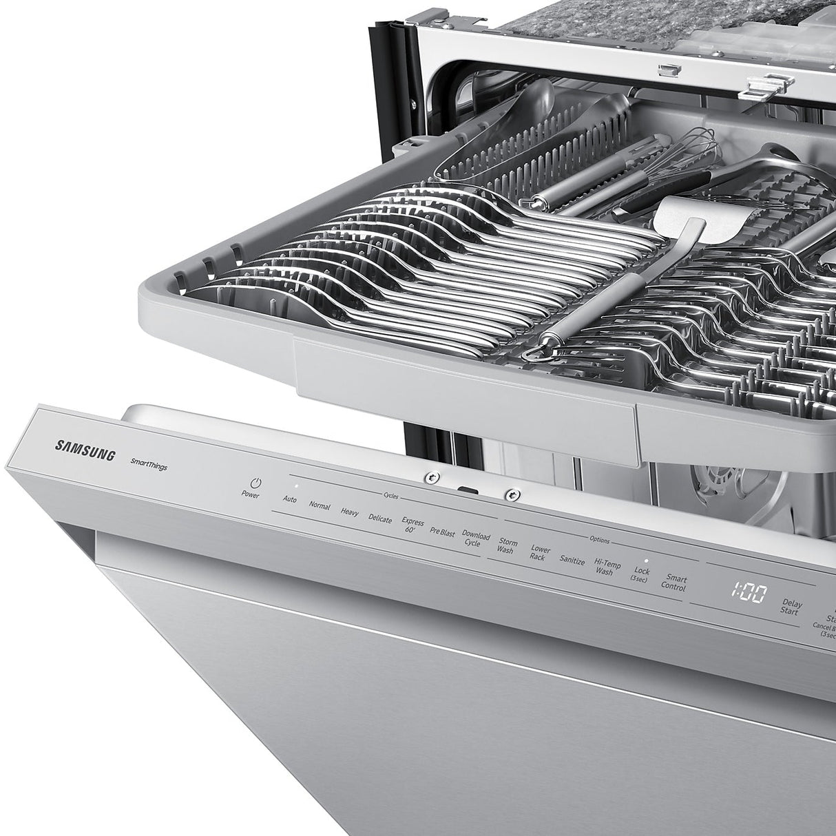 Lave-vaisselle intelligent encastrable 24 po. 46 dBA avec StormWash™ & AutoRelease™ DW5000C - Bespoke