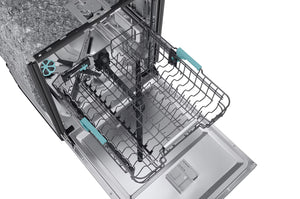 Lave-vaisselle intelligent encastrable 24 po. 38 dBA Inox avec AI Wash et StormWash+ - Bespoke