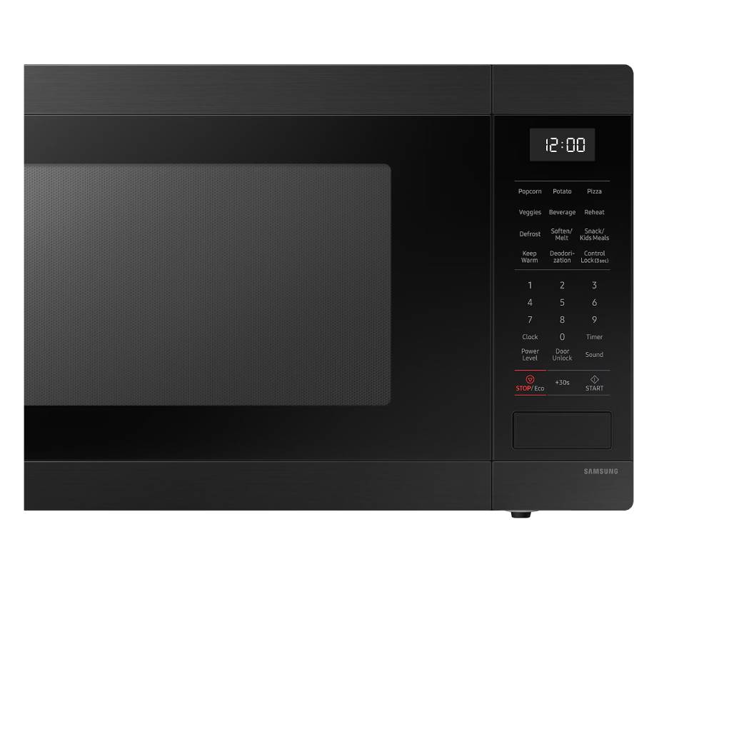 Micro-ondes de comptoir avec cuisson par capteur 1,9 pi³ 24 po noir mat