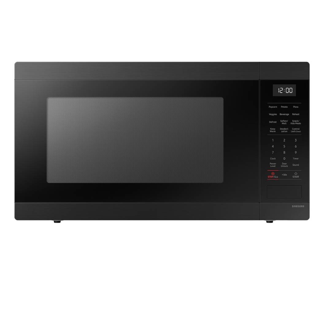Micro-ondes de comptoir avec cuisson par capteur 1,9 pi³ 24 po noir mat