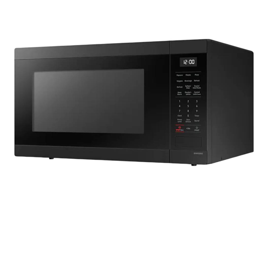 Micro-ondes de comptoir avec cuisson par capteur 1,9 pi³ 24 po noir mat