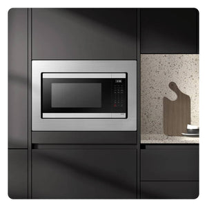 Micro-ondes de comptoir avec cuisson par capteur 1,9 pi³ 24 po noir mat