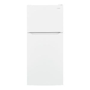 Réfrigérateur congélateur supérieur 30 po, 18,2 pi³ Blanc avec EvenTemp™