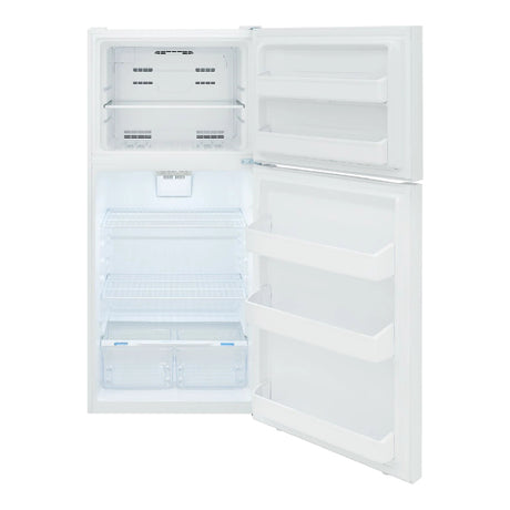 Réfrigérateur congélateur supérieur 30 po, 18,2 pi³ Blanc avec EvenTemp™