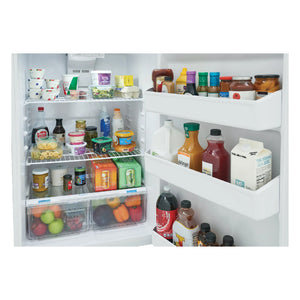 Réfrigérateur congélateur supérieur 30 po, 18,2 pi³ Blanc avec EvenTemp™