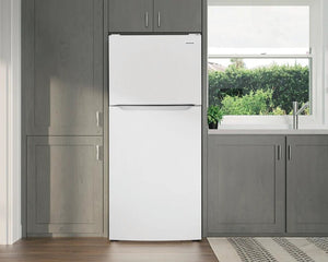 Réfrigérateur congélateur supérieur 30 po, 18,2 pi³ Blanc avec EvenTemp™