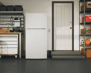 Réfrigérateur congélateur supérieur 30 po, 18,2 pi³ Blanc avec EvenTemp™