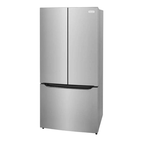 Réfrigérateur à portes françaises, profondeur comptoir 33 po, 19,6 pi³ Inox avec Distributeur d'eau interne et Machine à glaçons