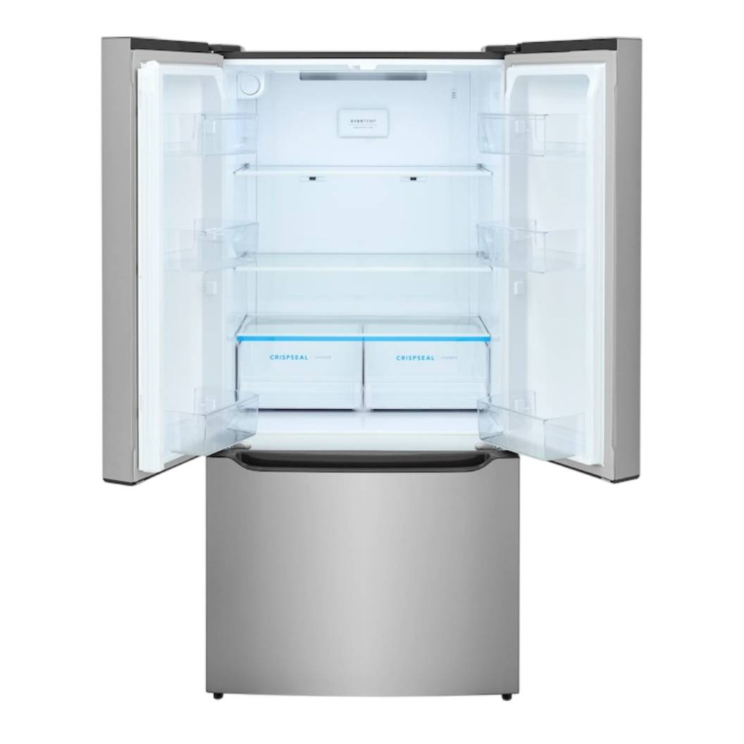 Réfrigérateur porte française 33 po 2 portes - inox