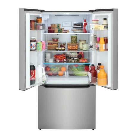 Réfrigérateur portes françaises 33 po 2 portes - inox