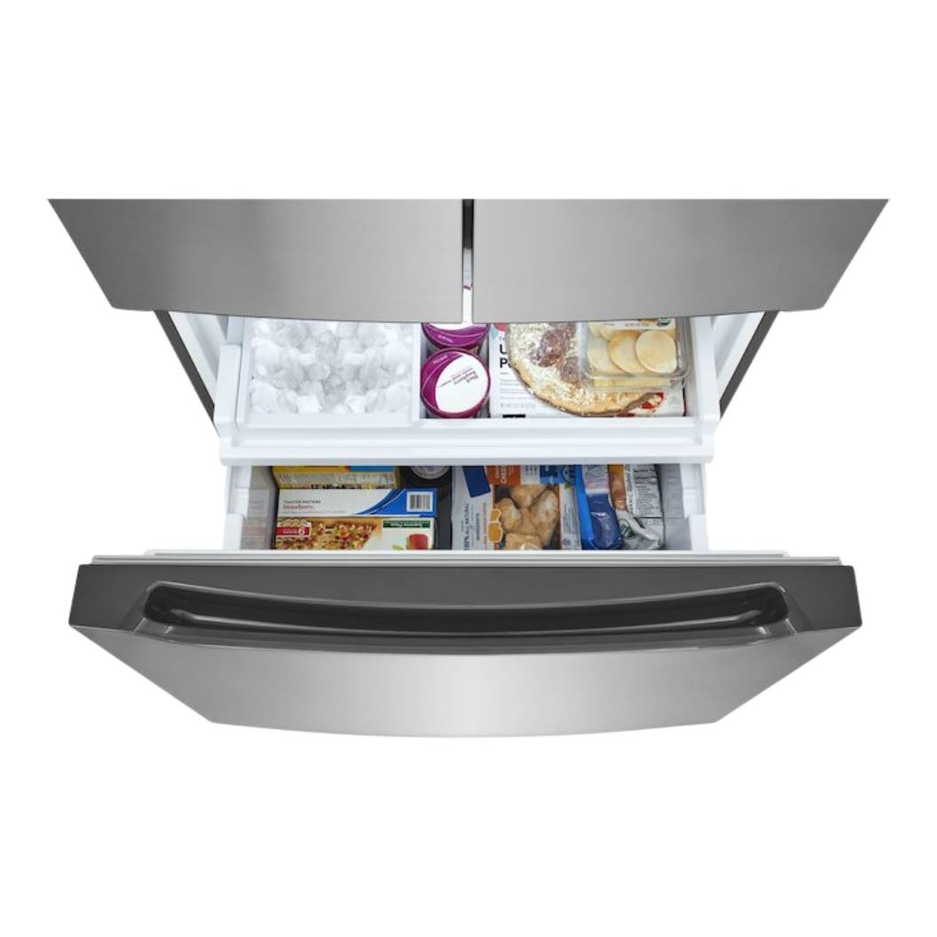 Réfrigérateur porte française 33 po 2 portes - inox