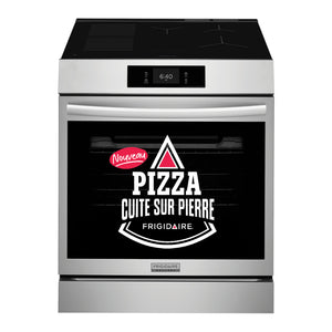 Cuisinière électrique encastrable option pizza 30 po Inox Air Fry & 5 éléments
