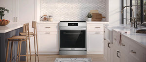 Cuisinière à induction option pizza 30 po inox