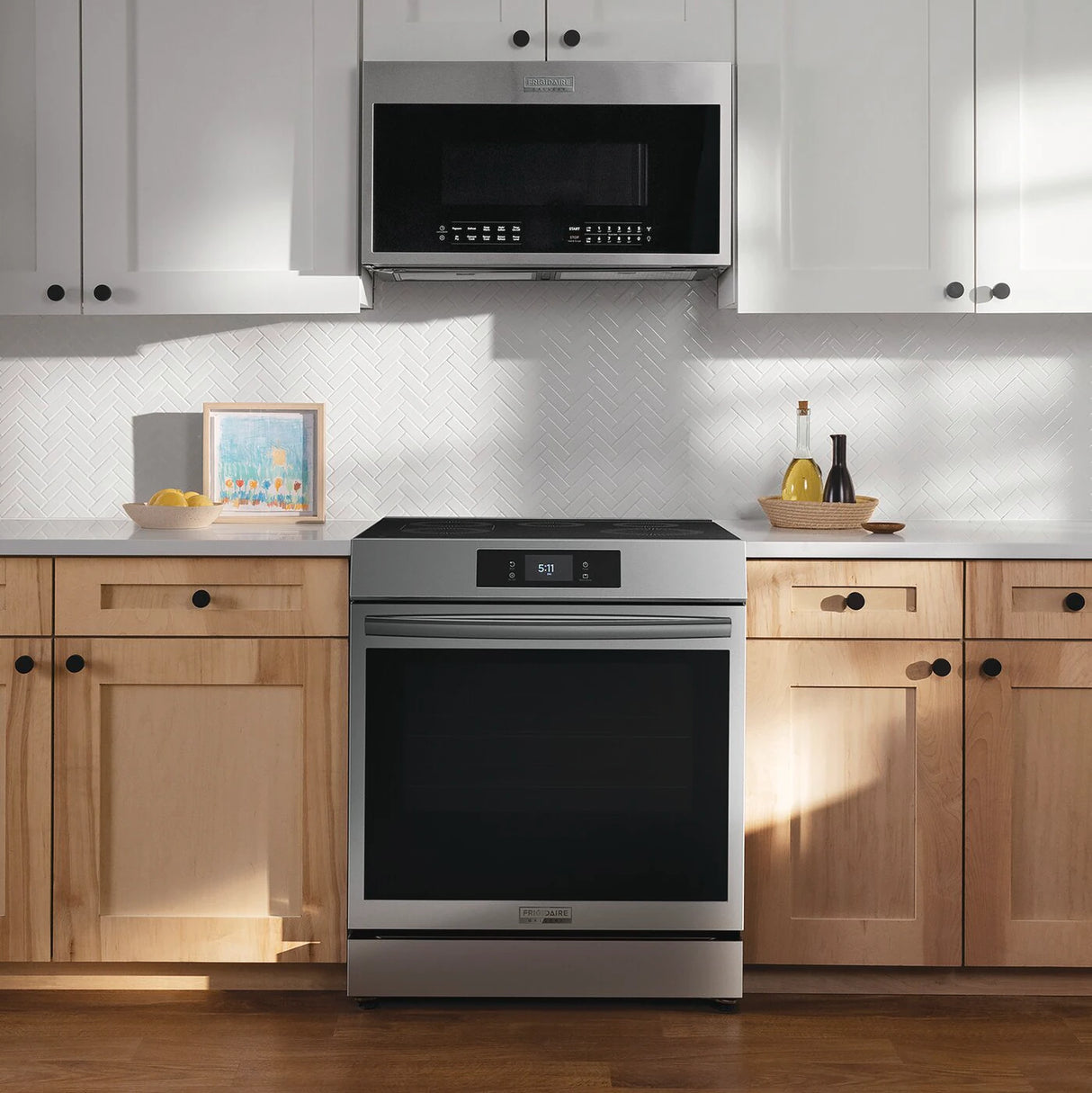 Cuisinière à induction option pizza 30 po inox