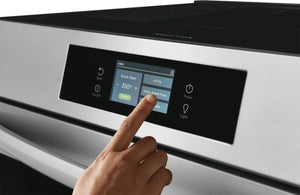 Cuisinière à induction option pizza 30 po inox