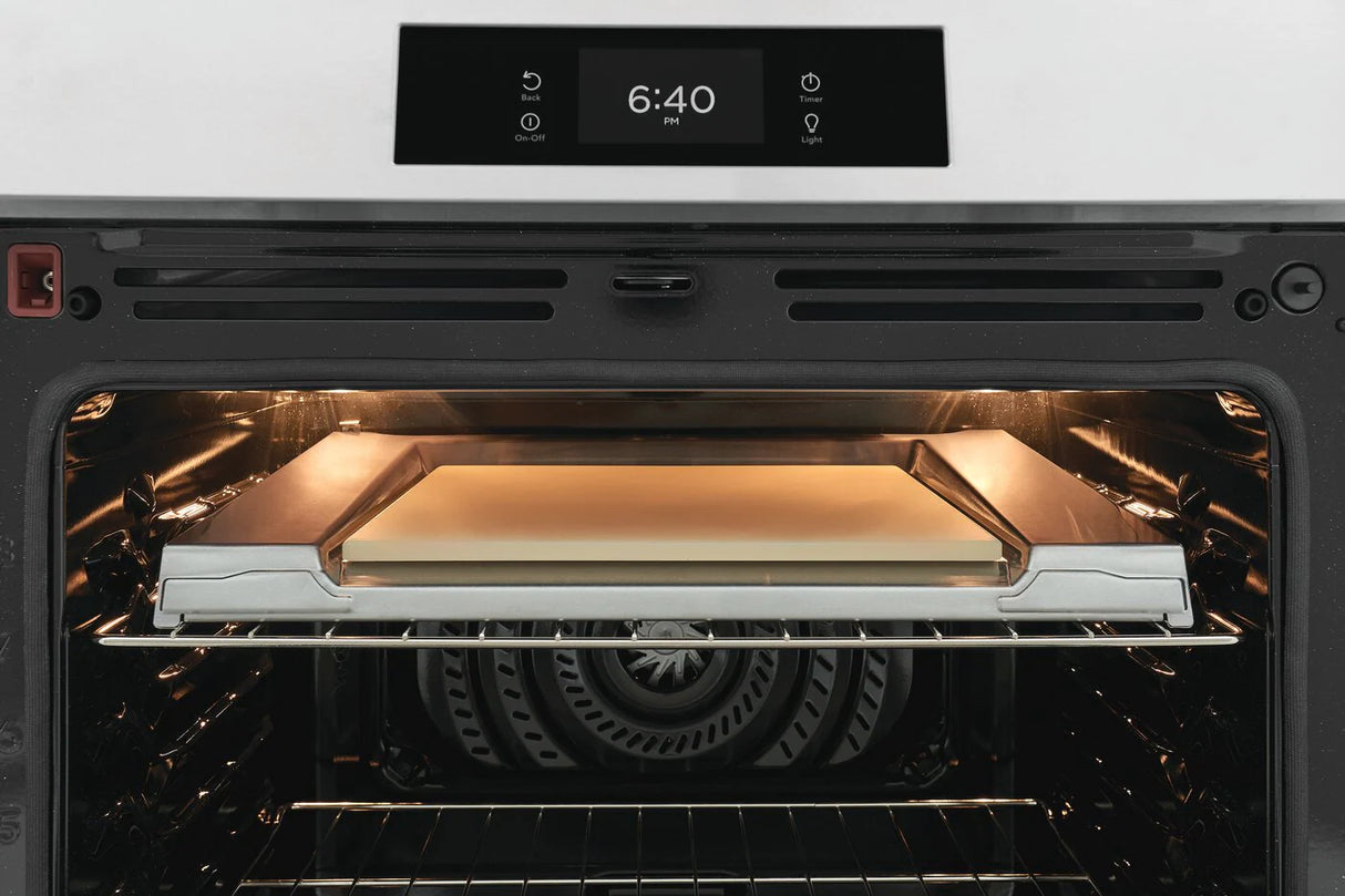 Cuisinière à induction option pizza 30 po inox