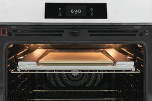 Cuisinière à induction option pizza 30 po inox