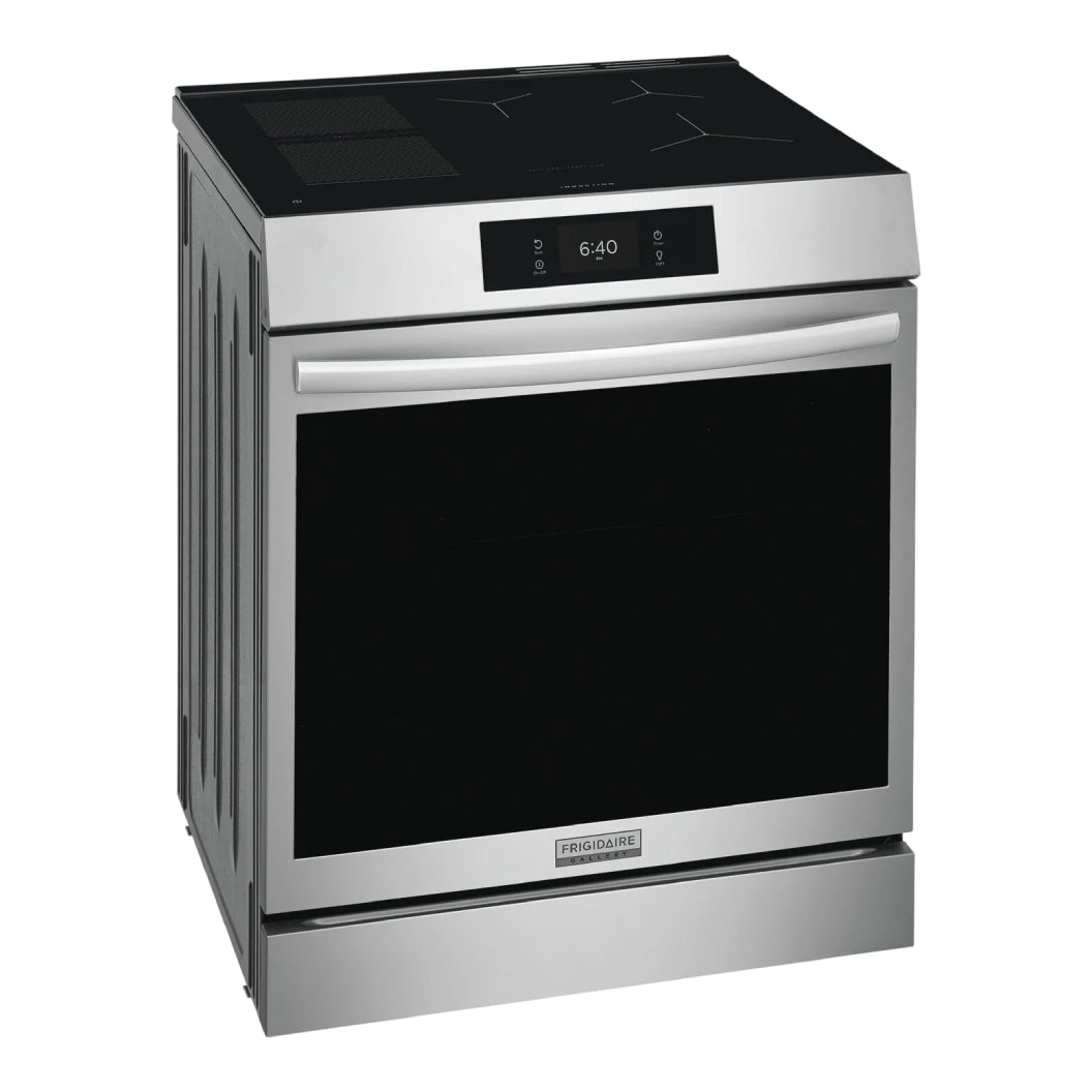 Cuisinière à induction option pizza 30 po inox