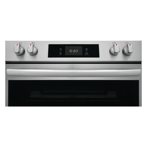 Cuisinière électrique option pizza encastrable 30 po 6,2 pi³à 5 brûleurs Inox