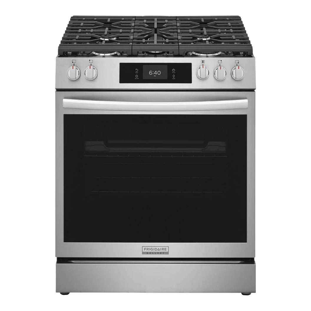 Cuisinière à gaz option pizza 30 po Inox