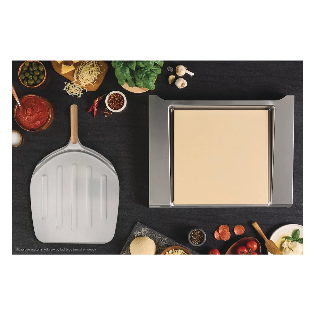 Cuisinière à gaz encastrable option pizza 30 po 6 pi³ Inox - Air Fry & 5 brûleurs