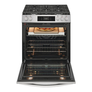 Cuisinière à gaz option pizza 30 po Inox